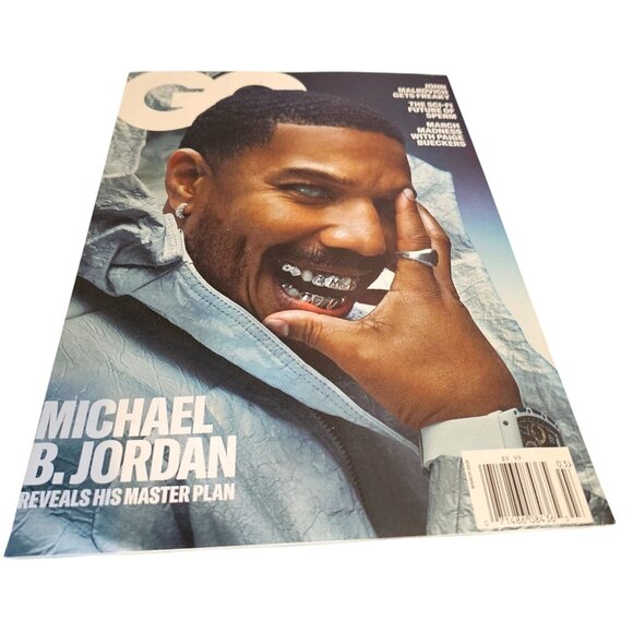 GQ Magazine March 2025 Issue Michael B Jordan Cover March Madness John Malkovich - Picture 1 of 9